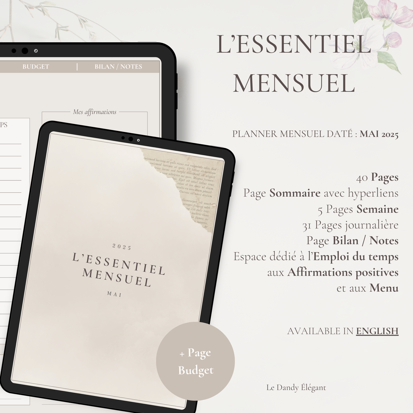 L’essentiel Mensuel - Le Dandy Élégant