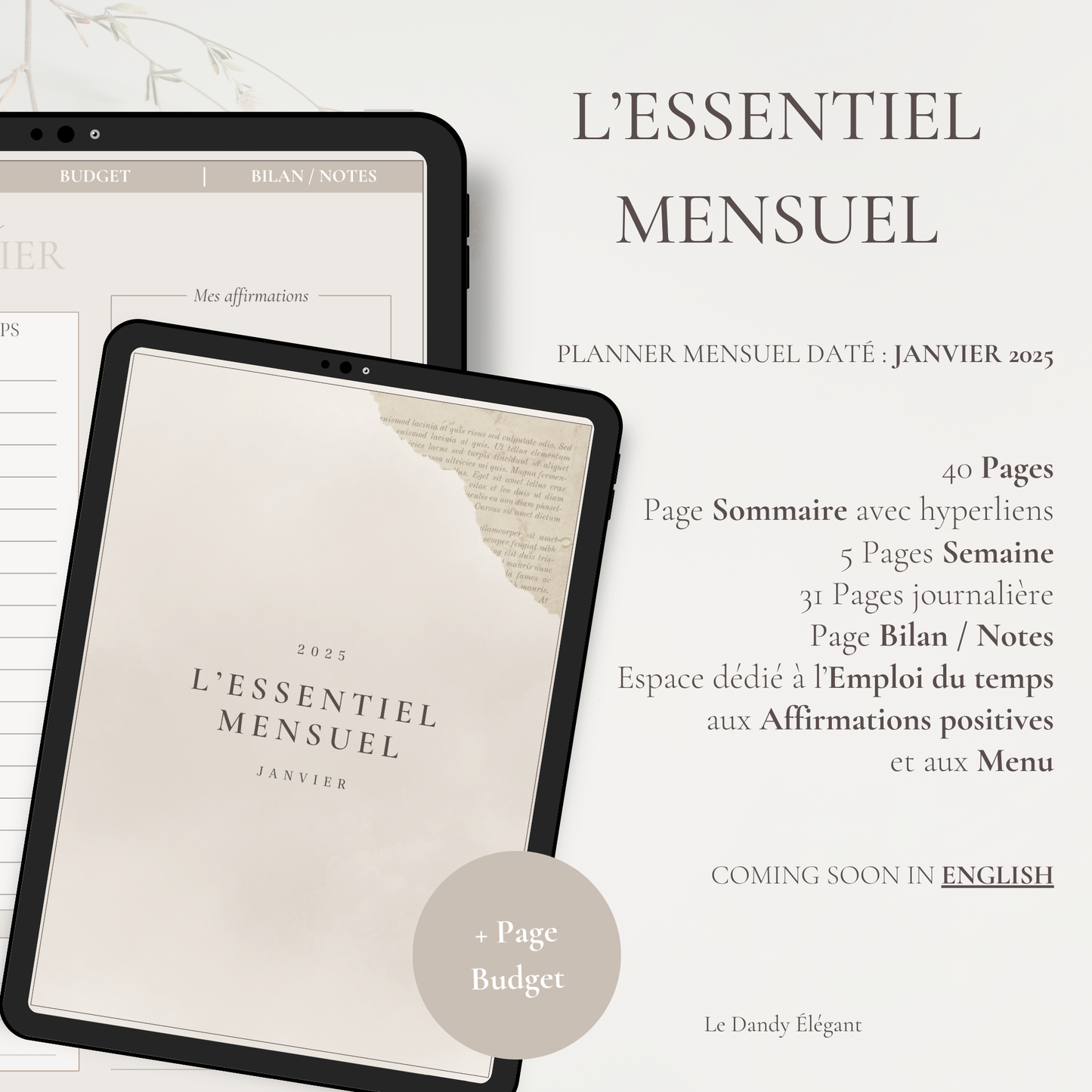 L’essentiel Mensuel - JANVIER 2025