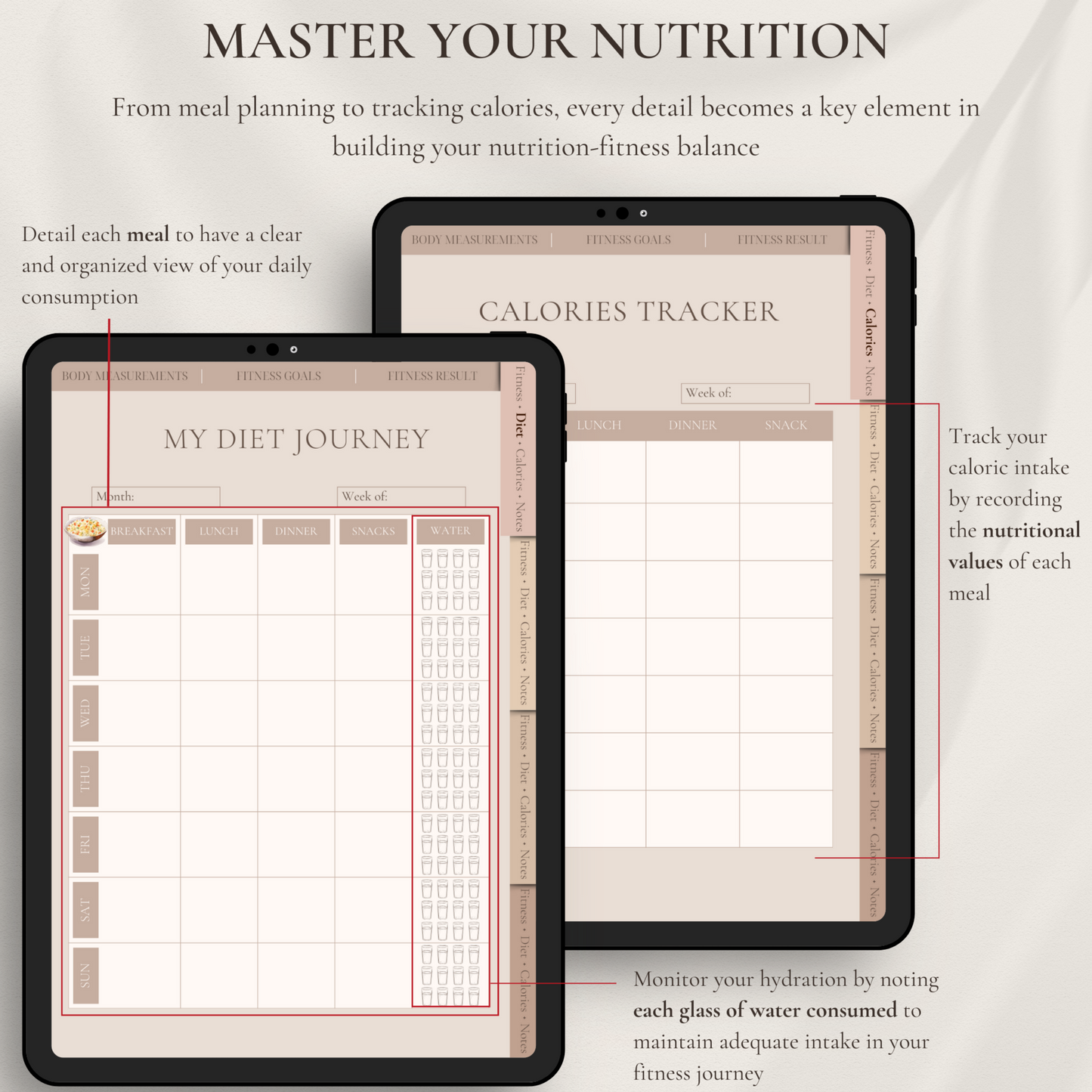 From meal planning to tracking calories, every detail becomes a key element in building your nutrition-fitness balance